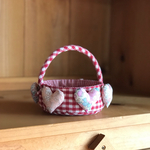 ハートの小物入れ＊リバティpinkベッツィ