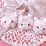 ふわふわうさぎちゃんミニ 3枚