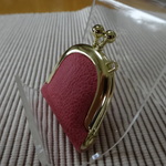 小さな皮革のジュエリーケース　J-16