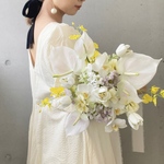 完成品bouquet.𓆸アーティフィシャルフラワーブーケ&ブートニア