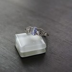 タンザナイト　レースバンドＣＺリング　SILVER925