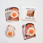 [新商品] ベーカリーステッカー / BAKERY STICKERS  4piece set