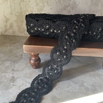 [※注意事項有] [実物のお色味と違う場合があります] インド刺繍リボン　花　インド刺繍　スパンコール　刺繍リボン　リボン　りぼん　※10月8日よりゆうパケットにて発送