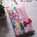 ボックスティッシュケース カラフル猫ちゃん♡ピンク