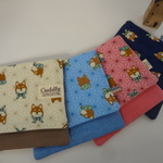 大きめ*柴犬*やわらかガーゼハンカチ4枚セット