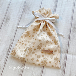 《クリスマス》雪の結晶＊巾着袋