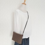 *nekoranma様専用*【スマホショルダー*サコッシュ】マロンブラウン*ヴィンテージ加工8号帆布