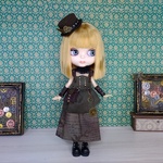 Blythe　ブライスsize☆スチパンコーデcロング