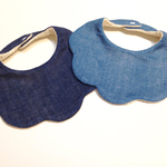 ＜再販2＞✳︎✳︎  denim　⭐️️mokumoku:️babyスタイ⭐️️８重muji　※※※