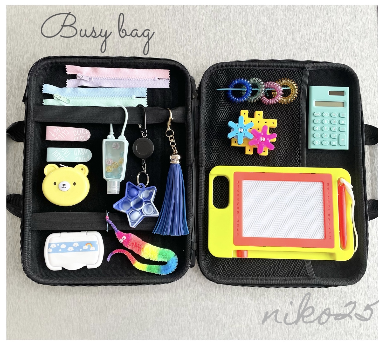 知育玩具 niko ビジーバッグ 知育玩具 No.3 - niko25 GALLERY | minne 国内最大