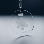 雪の結晶標本　オーナメントアクキー