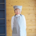 【単品】子ども用エプロン（M）✳︎コットンリネンウェザー