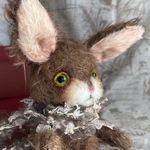 【dressfuyo219さま 専用】茶色のうさぎのぬいぐるみ テディベア