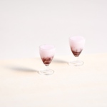 春の喫茶店＊桜ミルクのアイスカフェオレ(カフェラテ) ミニチュア 1点 オリジナルディスプレイ台紙付き【個別発送】