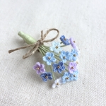 【小さな花束のブローチ】