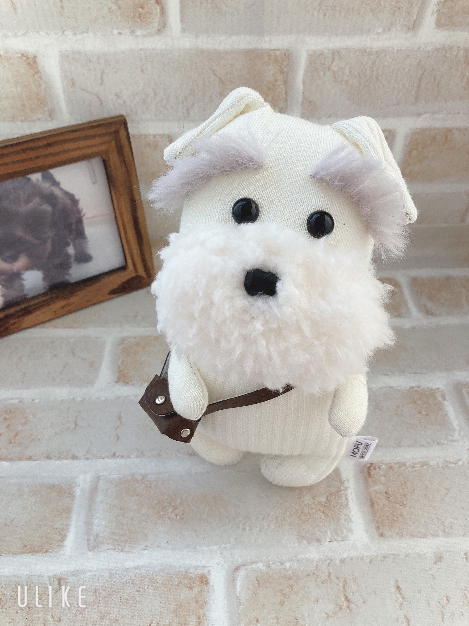 手のひらぬいぐるみ 仔犬 シュナウザー アーティストベア 海外作家様