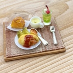 再販☆ミニチュアフード☆オムライスセット♪