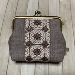＊SALE＊インド刺繍ブレード【D】がま口ポーチ L
