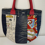 ハンドメイドバック ハンドメイド  デニムバック デニム