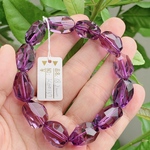 ◆再入荷◆虹◆大粒◆恋愛運◆アメジスト ウルグアイ產 K00137 天然石ブレスレット パワーストーンブレスレット