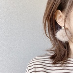 \\ふわふわ// mink fur pierce