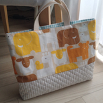 動物いっぱい☆レッスンバッグ（イエロー）