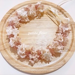 me-chanmandaさま専用  ◯送料込み◯ はなかんむり 花冠 ピンクベージュ キッズ ベビー　シンプル