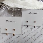 ❣️多数再販❣️✨人気インポート✨2way❣️ツイン・ドロップピアス✨ゴールド＆シルバー