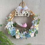 ピンクのコトリのHappyリース