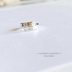 石が選べる♪一粒天然石のRASEN RING　シルバー950リング　1号から制作可能♪　受注制作・刻印無料