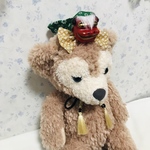 犬用❤︎和風髪飾り❤︎ちょこんと獅子舞リボン❤︎緑色