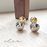 〝キャッチレスピアス〟ボール　メタルピアス　シルバー　ゴールド　シルバーピアス　ゴールドピアス　小ぶり　カジュアル　綺麗め　ペア　ゴールドアクセサリー　シルバーアクセサリー　ラッピング無料　ニット