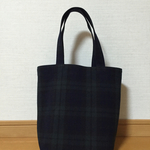 縦長トートバッグ ブラックウオッチ