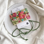 インド刺繍リボンのポニーフック