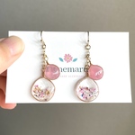 ピンクしゃぼん玉🫧ピアス　イヤリング