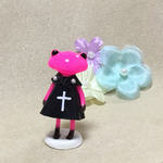 フォーチュンサイズのお洋服♪ブラック♪ロザリオ