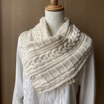 「krkr様オーダー」アラン模様の3wayスヌード