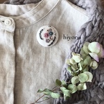 刺繍ブローチ