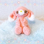 💕︎キュンうさ🐰 ピンク💖 あみぐるみ