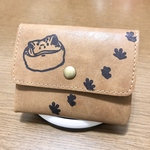 レザー調コインケース/ヒョウモントカゲモドキ
