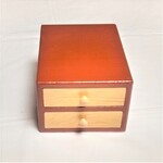 ミニ２段ミニ引出し（本体赤）