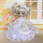 ルージュノワールドレス　  オビツ11、ピコニーモP用