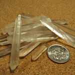 【補充9/10】天然水晶 300ct （磨き無し） 10本～33本 平均長さ40+-5mm