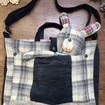 ぬいぐるみと一緒に　お出かけ！2wayバック　うさぎちゃん