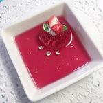 再販✖︎14！いちごゼリーのアクセサリートレイ