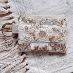 インド刺繍のミニポーチ