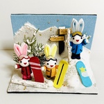 【ｍａ様オーダー作品】「冬山❄️」７点