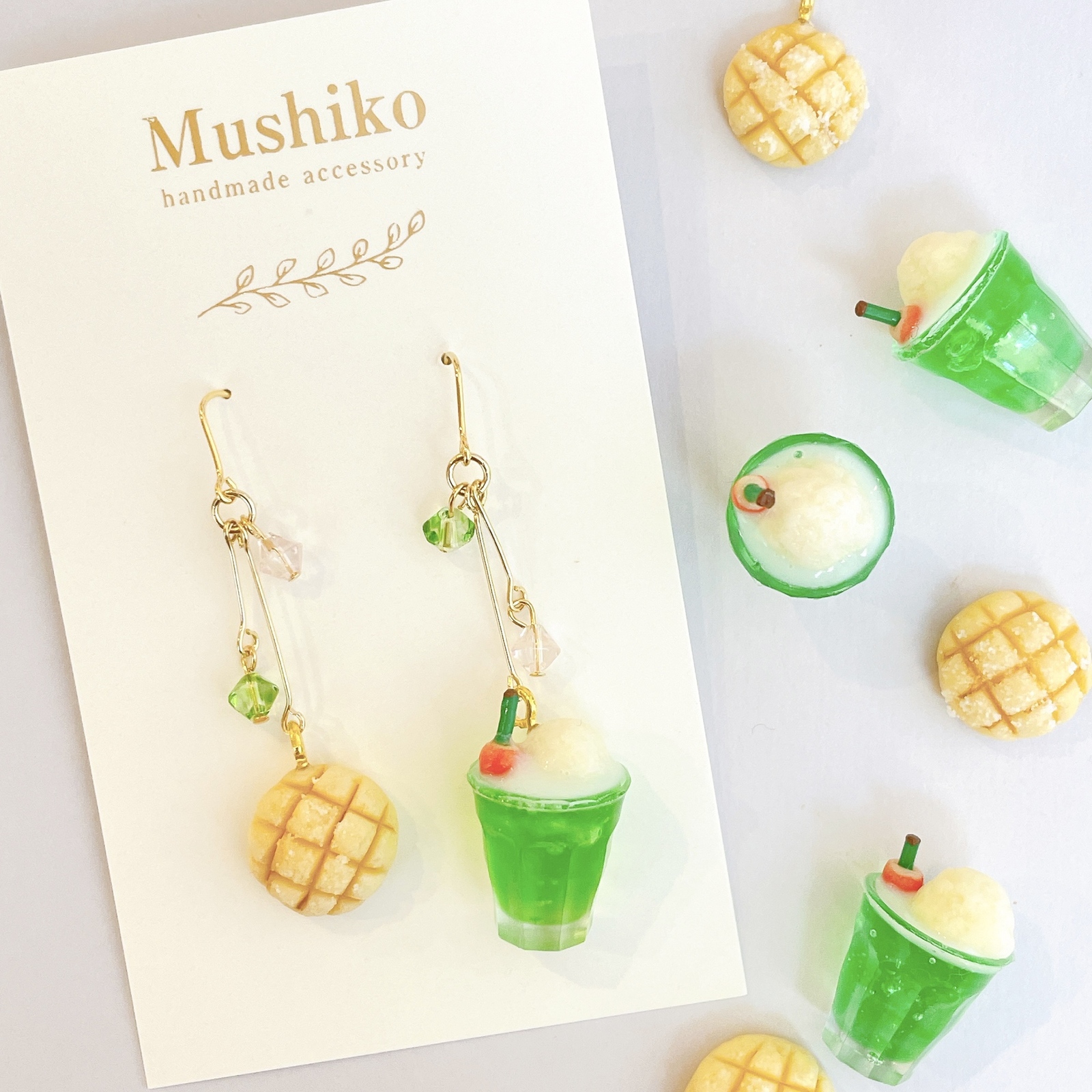 クリームソーダ - ピアスの人気通販 | minne 国内最大級のハンドメイド ...