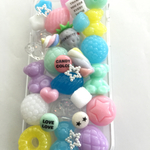 スイーツデコ☆お菓子いっぱいiPhone6.6sケース☆樹脂粘土