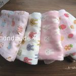 【yem...様オーダー作品】８重ガーゼふわふわハンカチ♡女の子